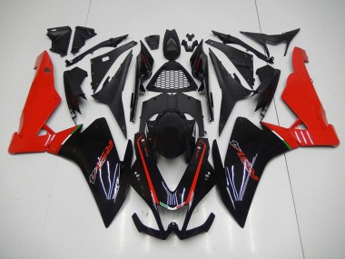 ABS Kits Carenado Aprilia RSV4 2009-2015 - Negro Rojo