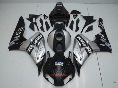 ABS Kits Carenado Honda CBR 1000 RR 2004-2005 - Negro Plata Repsol