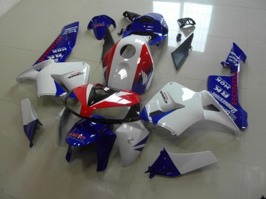 ABS Kits Carenado Honda CBR 600 RR 2005-2006 - Blanco Azul Rojo HRC