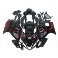 ABS Kits Carenado Suzuki GSXR 1300 Hayabusa 2008-2019 - Negro Rojo