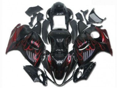 ABS Kits Carenado Suzuki GSXR 1300 Hayabusa 2008-2019 - Negro Rojo