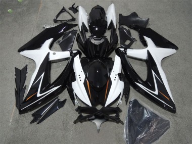 ABS Kits Carenado Suzuki GSXR 600 K8 2008-2010 - Negro Blanco