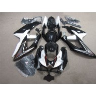 ABS Plástica Suzuki GSXR 600 K8 2008-2010 - Negro Blanco