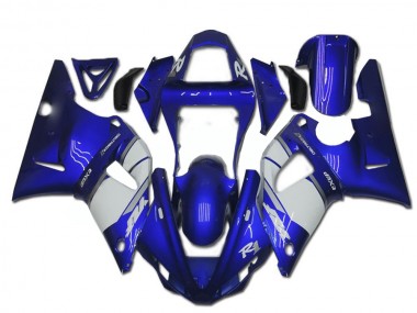 ABS Plástica Yamaha R1 2000-2001 - Azul Blanco