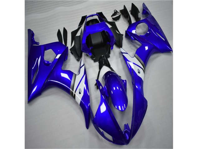 ABS Plástica Yamaha R6 2003-2005 - Azul Blanco