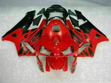 ABS Plástico Honda CBR 600 RR 2003-2004 - Rojo Negro