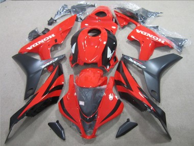 ABS Plástico Honda CBR 600 RR 2007-2008 - Negro Rojo