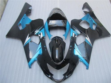 ABS Plástico Suzuki GSXR 600 / 750 K4 2004-2005 - Azul Negro