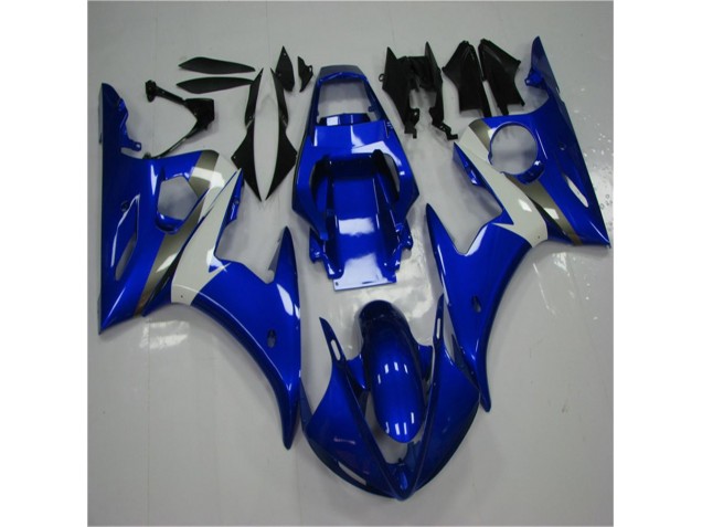 ABS Plástico Yamaha R6 2003-2005 - Azul Blanco