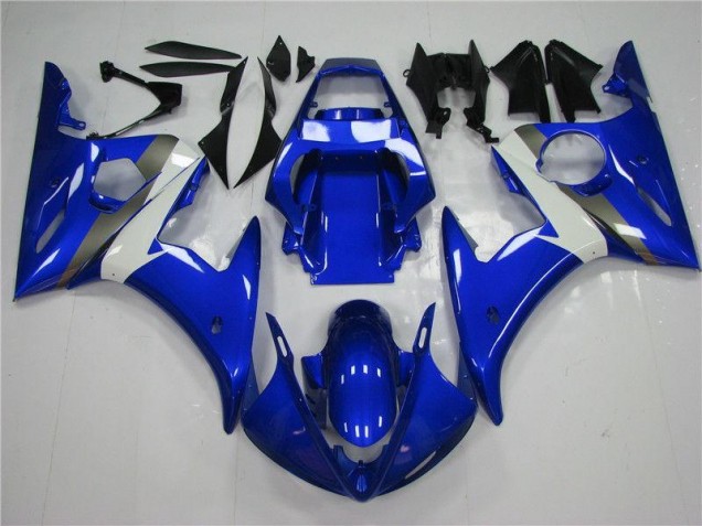 ABS Plástico Yamaha R6 2003-2005 - Azul Blanco