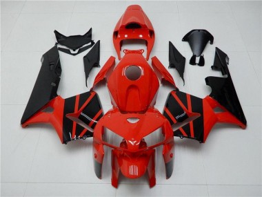 ABS Plásticos Honda CBR 600 RR 2005-2006 - Rojo Negro