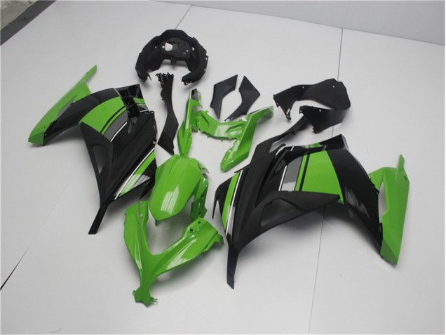 ABS Plásticos Kawasaki EX300 2013-2016 - Verde Negro