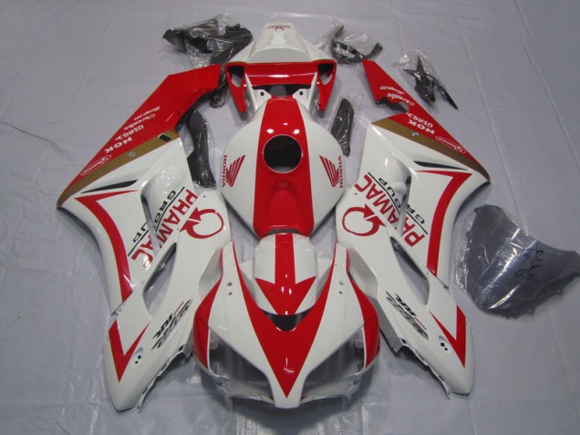 Carenado Honda CBR 1000 RR 2004-2005 - Blanco Rojo PRAMAC