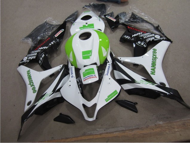 Carenado Honda CBR 1000 RR 2004-2005 - Blanco Verde Hannspree