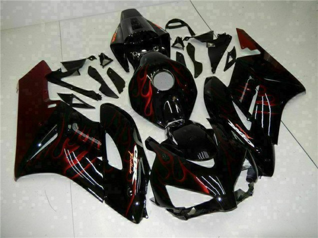 Carenado Honda CBR 1000 RR 2004-2005 - Rojo Llama Negro