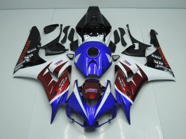 Carenado Honda CBR 1000 RR 2006-2007 - Borgoña & Azul