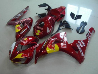 Carenado Honda CBR 1000 RR 2006-2007 - Caramelo Rojo Red Bull