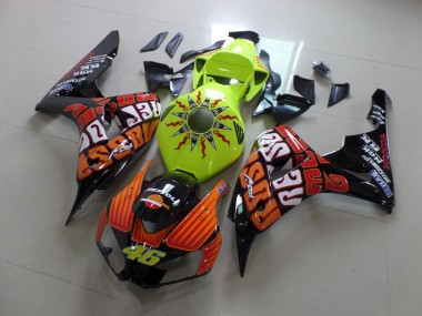 Carenado Honda CBR 1000 RR 2006-2007 - Fluro Rossi