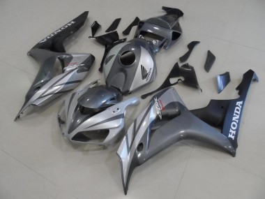 Carenado Honda CBR 1000 RR 2006-2007 - Gris Plata & Negro Mate