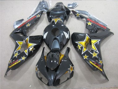 Carenado Honda CBR 1000 RR 2006-2007 - Negro Amarillo ENERGY DRINK