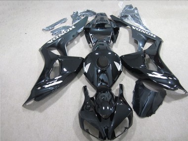 Carenado Honda CBR 1000 RR 2006-2007 - Negro Blanco Calcomanía