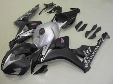 Carenado Honda CBR 1000 RR 2006-2007 - Negro Mate Plata