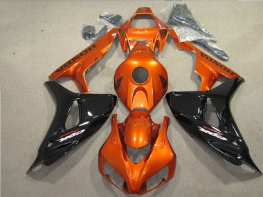 Carenado Honda CBR 1000 RR 2006-2007 - Negro Naranja Fireblade