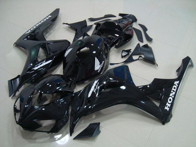 Carenado Honda CBR 1000 RR 2006-2007 - Negro Plata Calcomanías