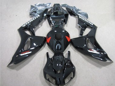 Carenado Honda CBR 1000 RR 2006-2007 - Negro Rojo Fireblade Calcomanía