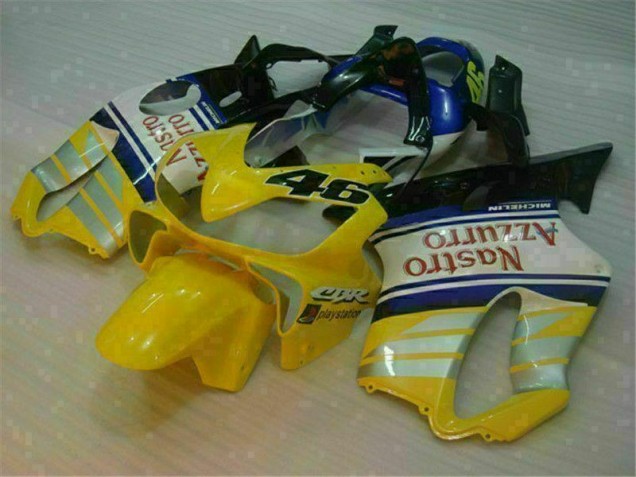 Carenado Honda CBR 600 F4i 2001-2003 - Amarillo Plata Nastro Azzurro