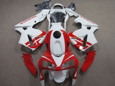 Carenado Honda CBR 600 RR 2003-2004 - Blanco Rojo