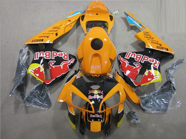 Carenado Honda CBR 600 RR 2005-2006 - Naranja Negro Red Bull