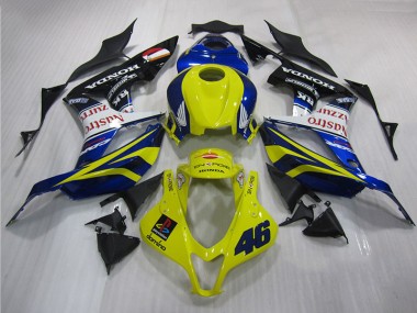 Carenado Honda CBR 600 RR 2007-2008 - Amarillo Azul 46