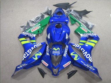 Carenado Honda CBR 600 RR 2007-2008 - Azul Blanco Movistar