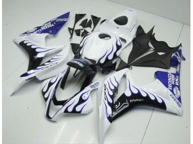 Carenado Honda CBR 600 RR 2007-2008 - Blanco Azul Llama