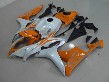 Carenado Honda CBR 600 RR 2007-2008 - Blanco Perla Naranja