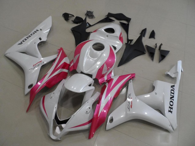 Carenado Honda CBR 600 RR 2007-2008 - Blanco Perla con Rosa