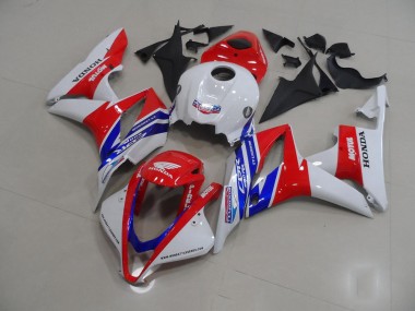 Carenado Honda CBR 600 RR 2007-2008 - Blanco Rojo Azul Motul