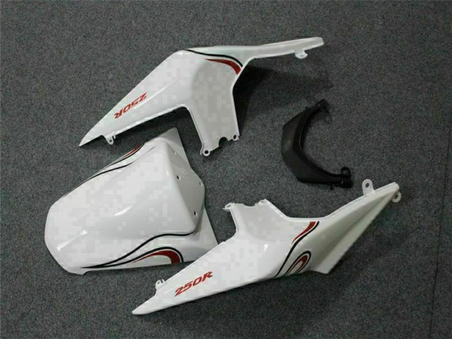 Carenado Kawasaki EX250 2008-2012 - Blanco Rojo