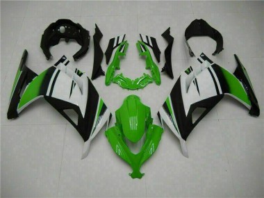 Carenado Kawasaki EX300 2013-2016 - Verde Negro Plata