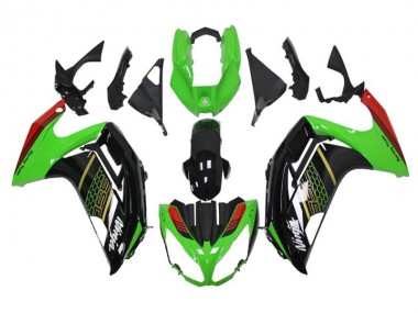 Carenado Kawasaki EX650 2012-2016 - Verde Negro