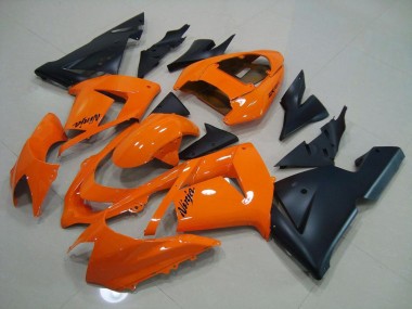 Carenado Kawasaki ZX10R 2003-2005 - Naranja Negro Mate