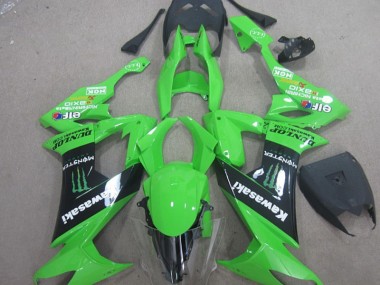 Carenado Kawasaki ZX10R 2008-2010 - Verde Negro Monster