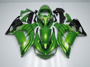 Carenado Kawasaki ZX14R ZZR 1400 2012-2021 - Verde Llama