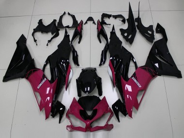 Carenado Kawasaki ZX6R 2019-2023 - Rosa Negro