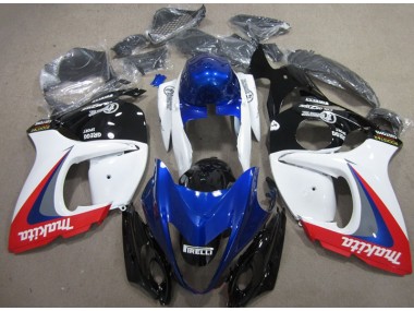 Carenado Suzuki GSXR 1300 Hayabusa 2008-2019 - Blanco Azul Makita