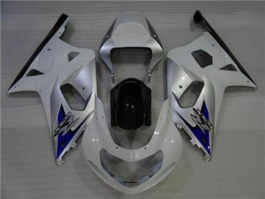 Carenado Suzuki GSXR 600 / 750 K1 K2 K3 2001-2003 - Blanco Plata