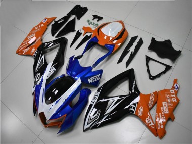 Carenado Suzuki GSXR 600 / 750 K8 2008-2010 - Azul Naranja