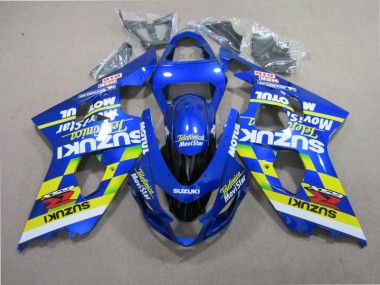 Carenado Suzuki GSXR 600 K4 2004-2005 - Azul Telefumia Movistar