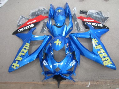 Carenado Suzuki GSXR 600 K8 2008-2010 - Azul Amarillo Rizla Blanco Motul